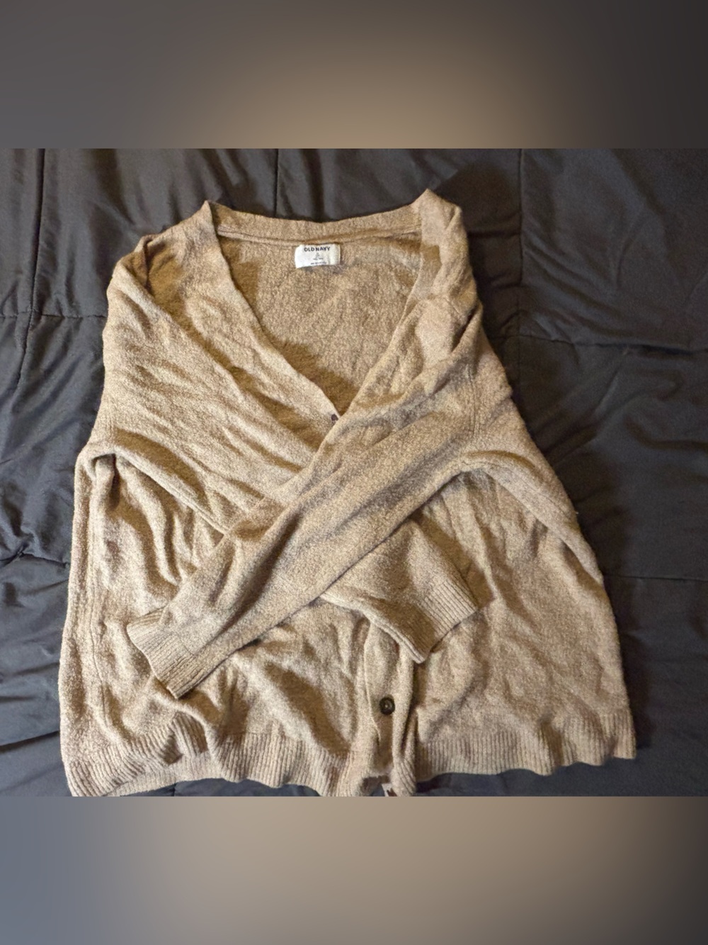 Old Navy Tan Open-Front Women’s Cardigan Sweater